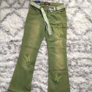 Vintage Deadstock butterfly jeans